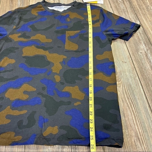 Phillip Lim Camo Shirt NWT Target Small Blue Green Brown - Picture 9 of 9